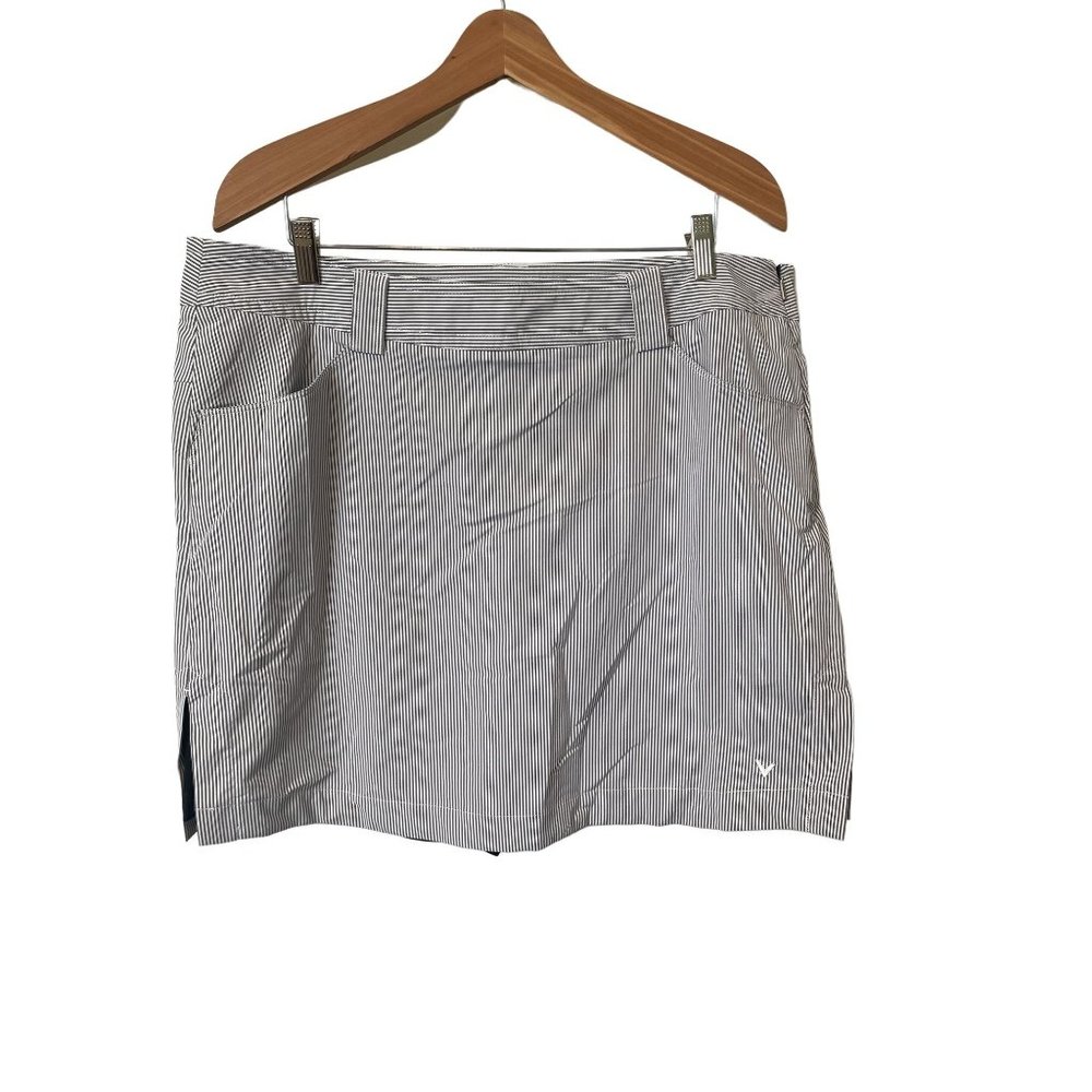 Callaway golf women's seersucker skort Sz 16